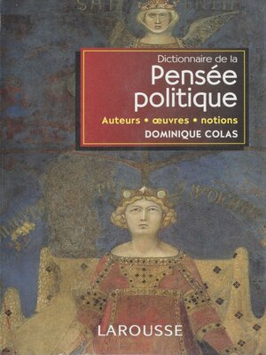 cover image of Dictionnaire de la pensée politique